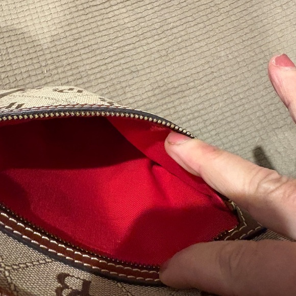 Dooney and Bourke Vintage Signature Canvas Tote - Picture 7 of 17